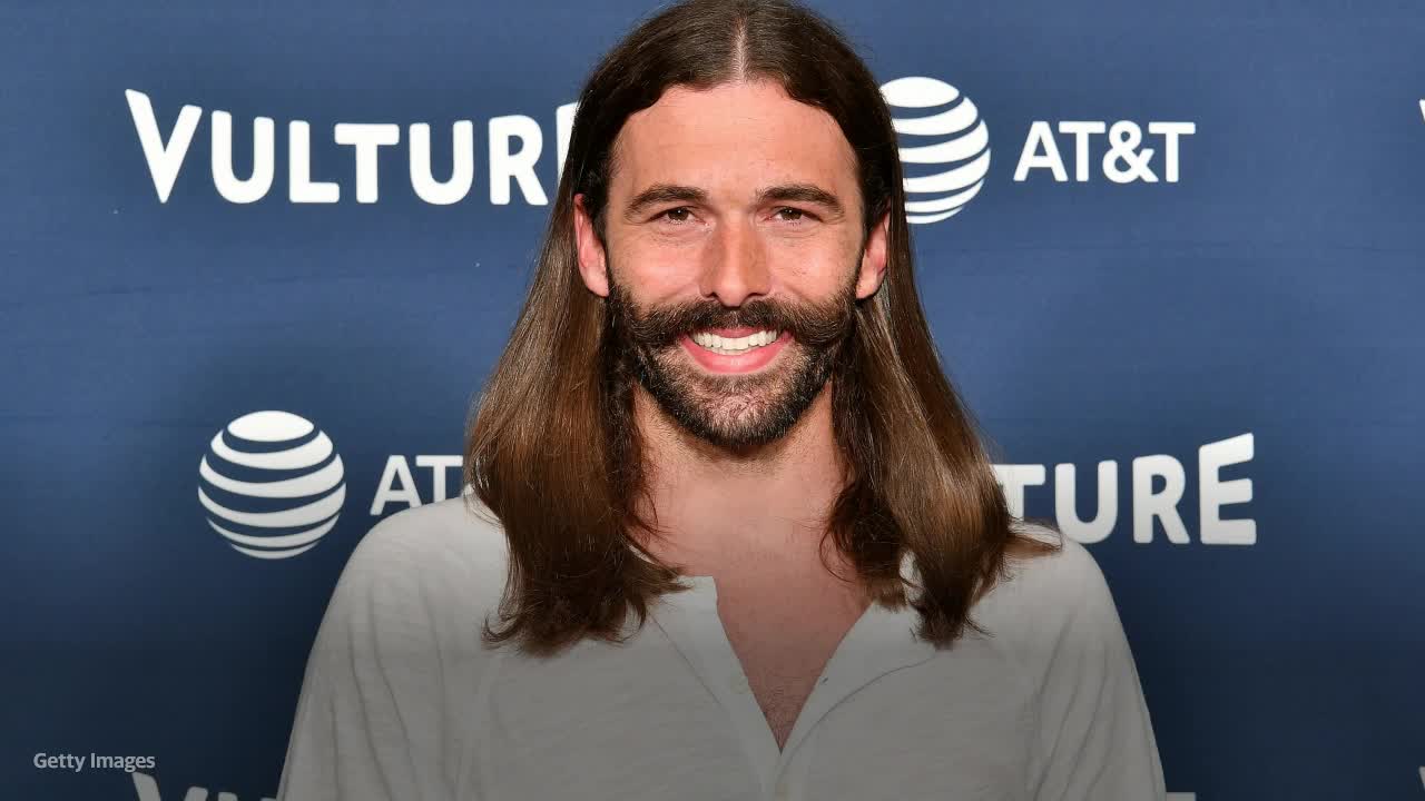 Jonathan Van Ness posts vaccination selfie, says being HIV positive makes him eligible for the COVID-19 vaccine