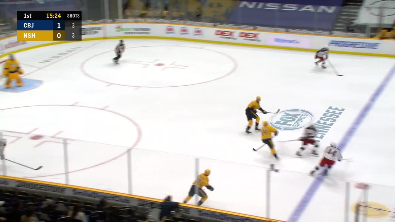 a Goalie Save from Nashville Predators vs. Columbus Blue Jackets - Yahoo Sports