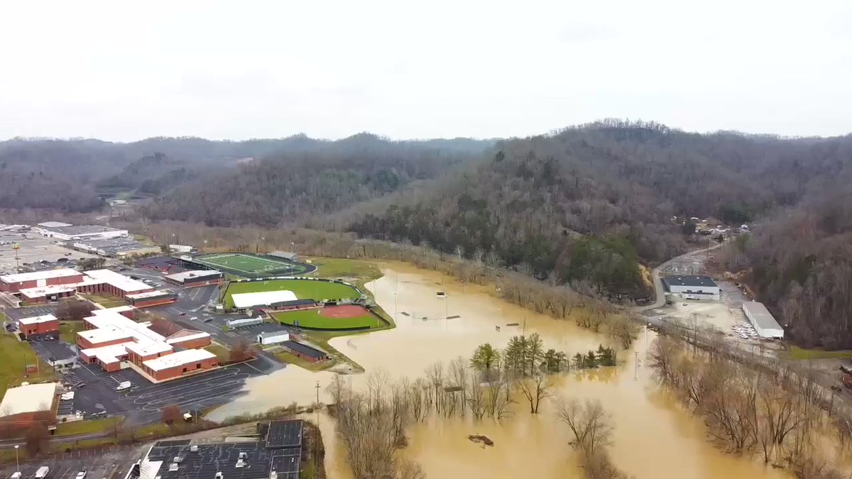 Drone Footage Captures Flooding in Eastern Kentucky