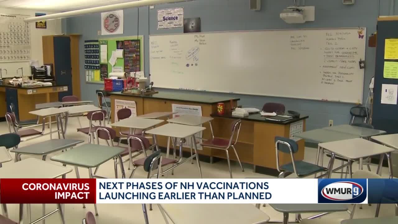 Vaccinations for NH teachers scheduled to start next week