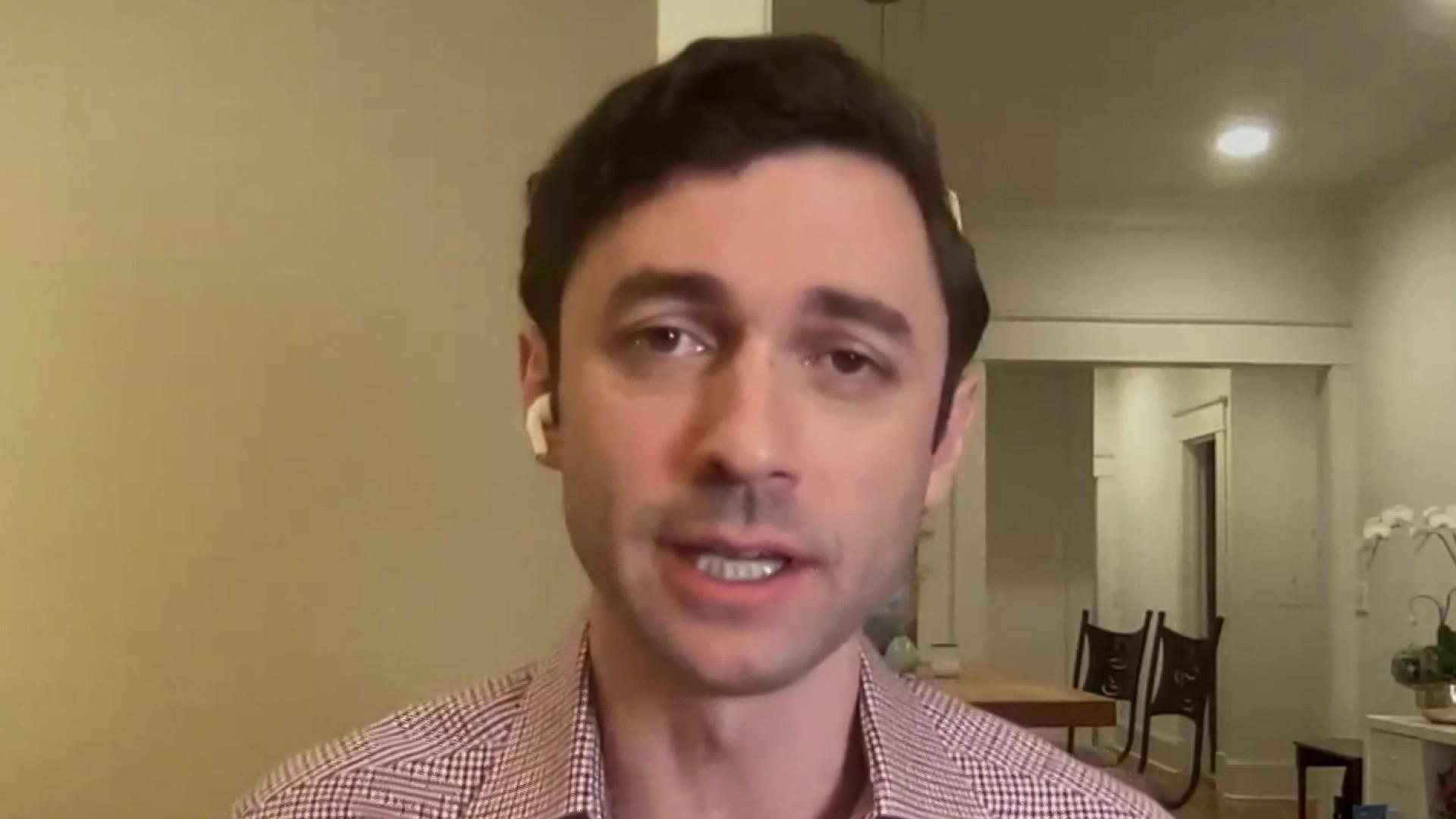 Sen. Ossoff criticizes Georgia GOP attempts to push voting restrictions