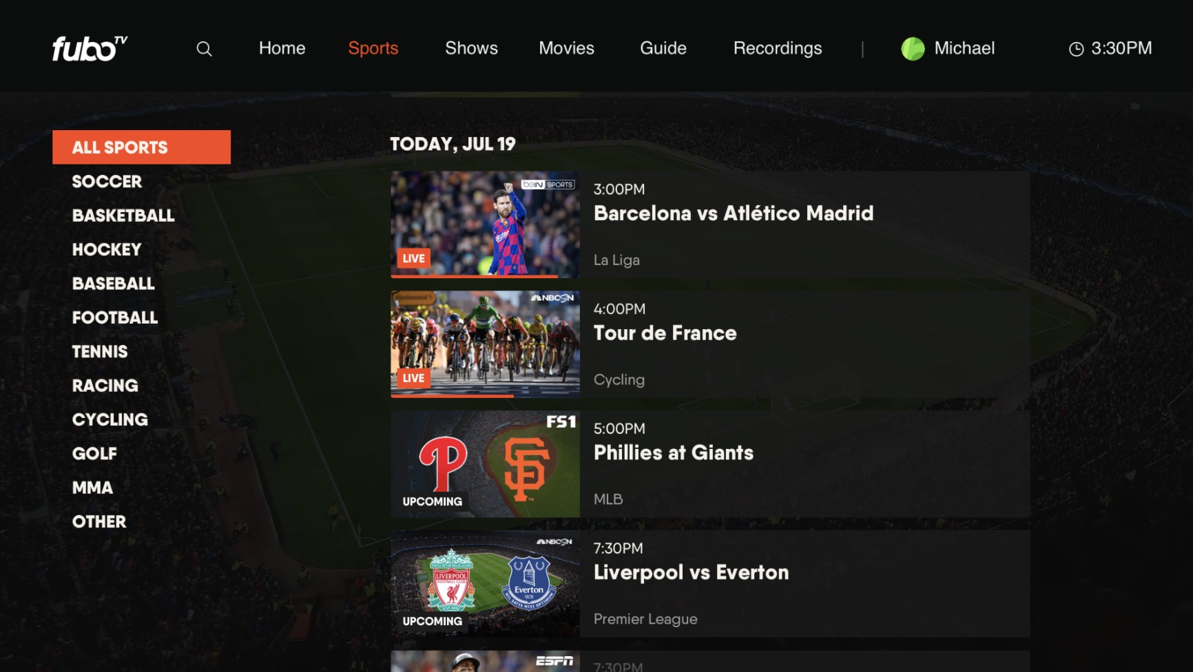 Sports Betting Is Key Area Of Focus For Us Fubotv Ceo