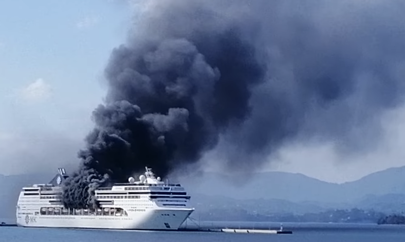news cruise ship fire