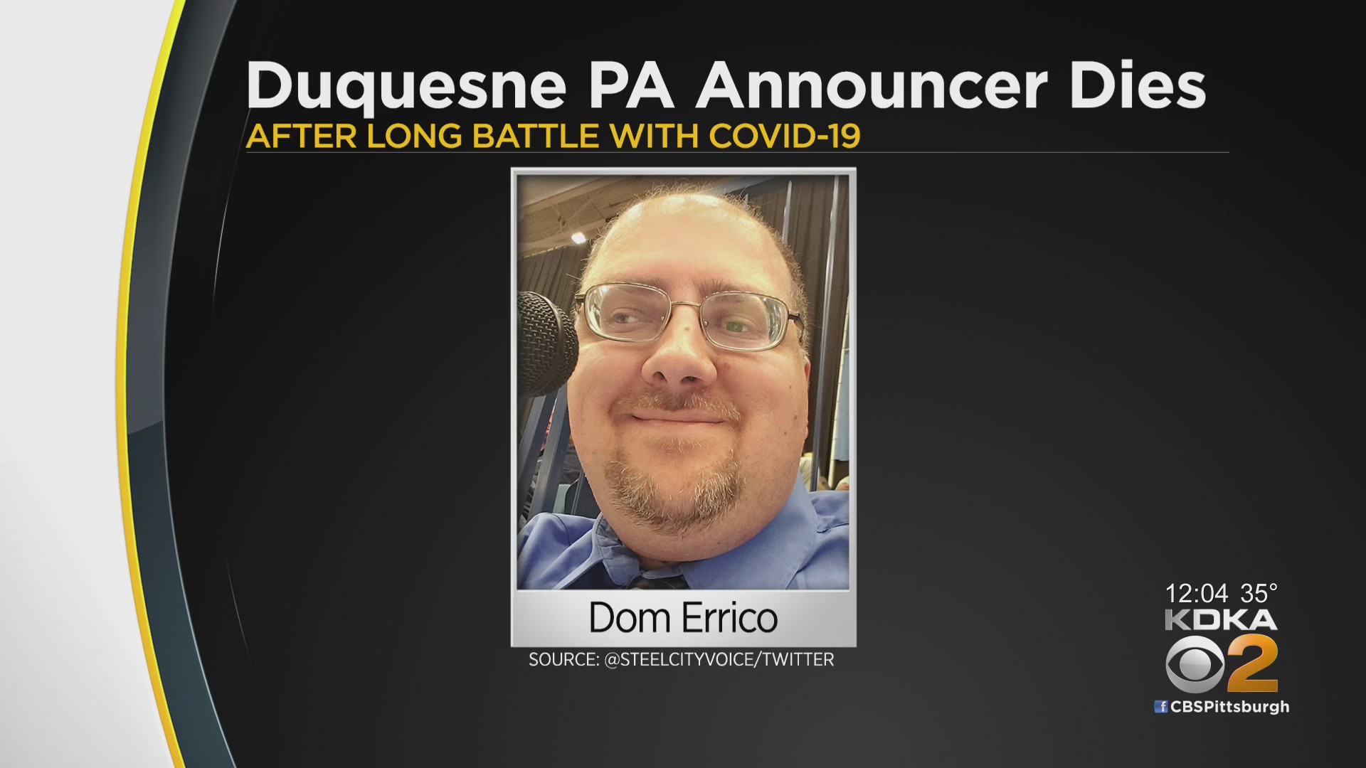 Dom Errico, Duquesne’s basketball announcer, dies of complications from COVID-19