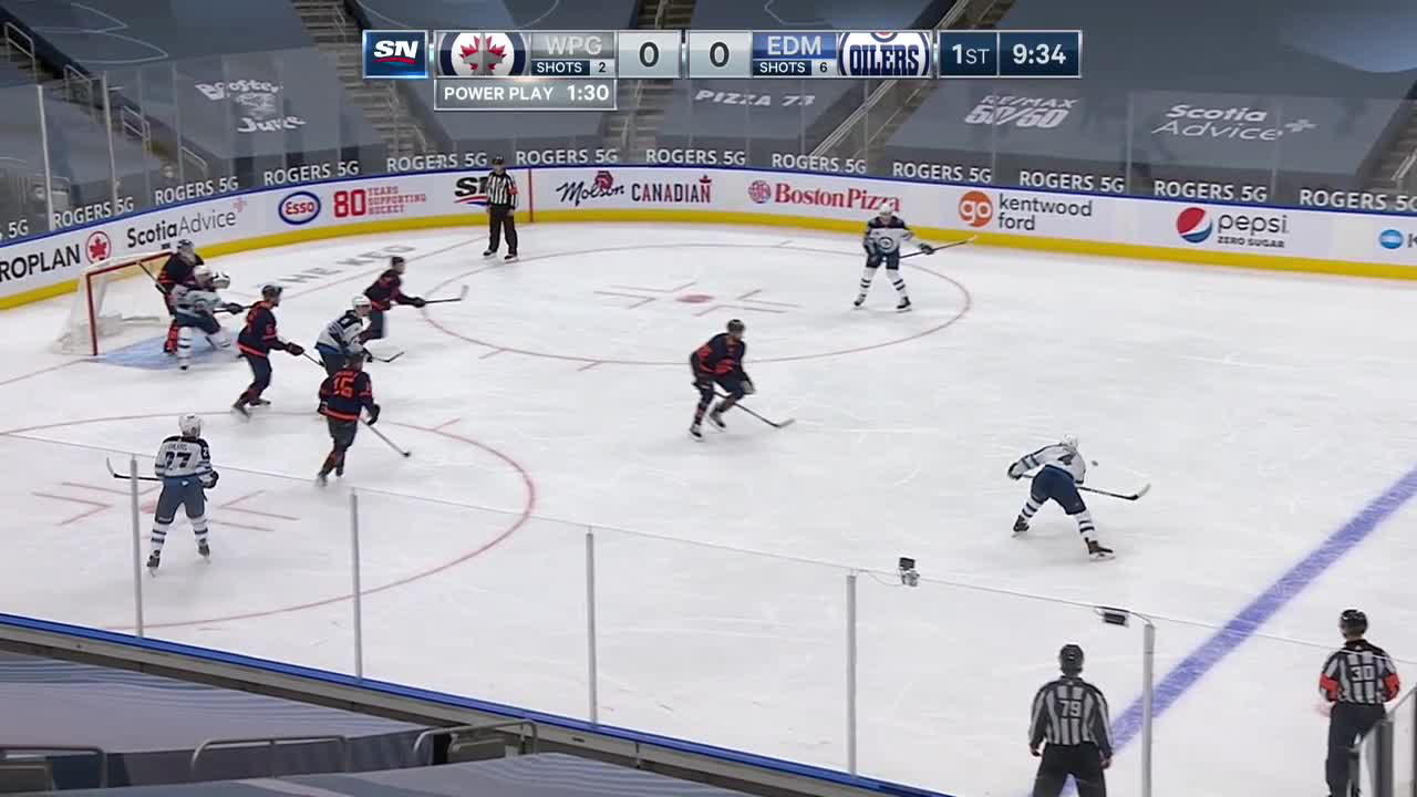 a Goal from Edmonton Oilers vs. Winnipeg Jets