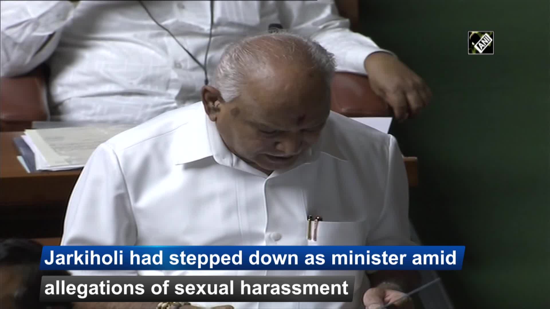 Congress Mlas Protest In Karnataka Assembly Over Ramesh Jarkiholi Sex Tape 