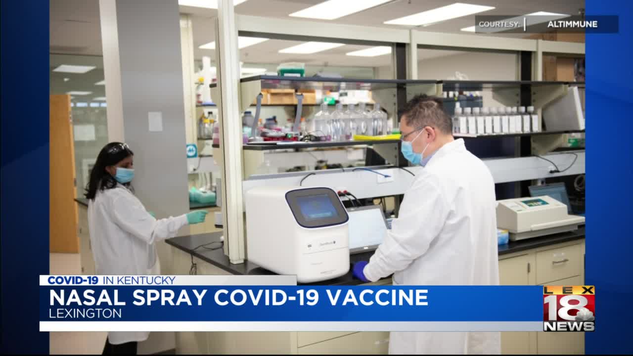 COVID19 Vaccine nasal spray being developed