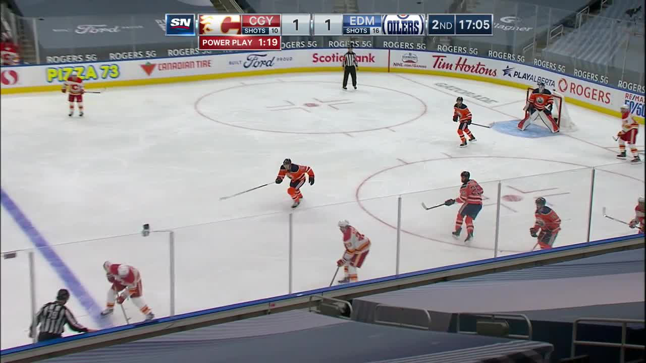 Oilers Beat Flames 3 2