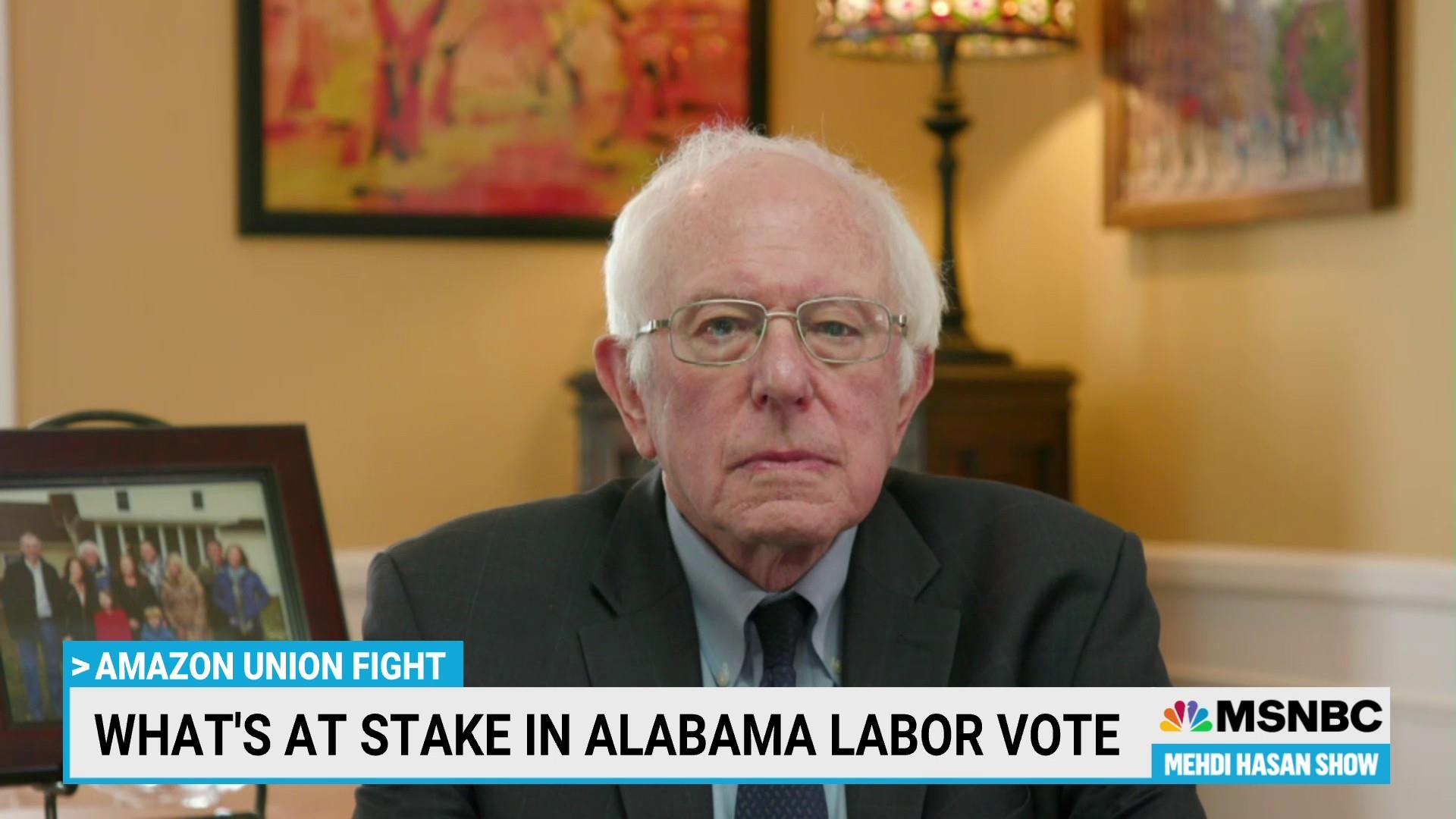 Sen. Bernie Sanders on Historic Alabama Unionizing Vote