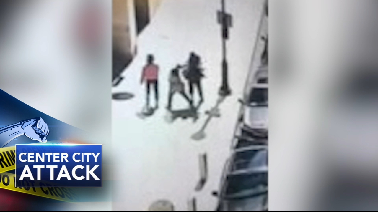 Video shows woman attacked in Center City on Easter Sunday