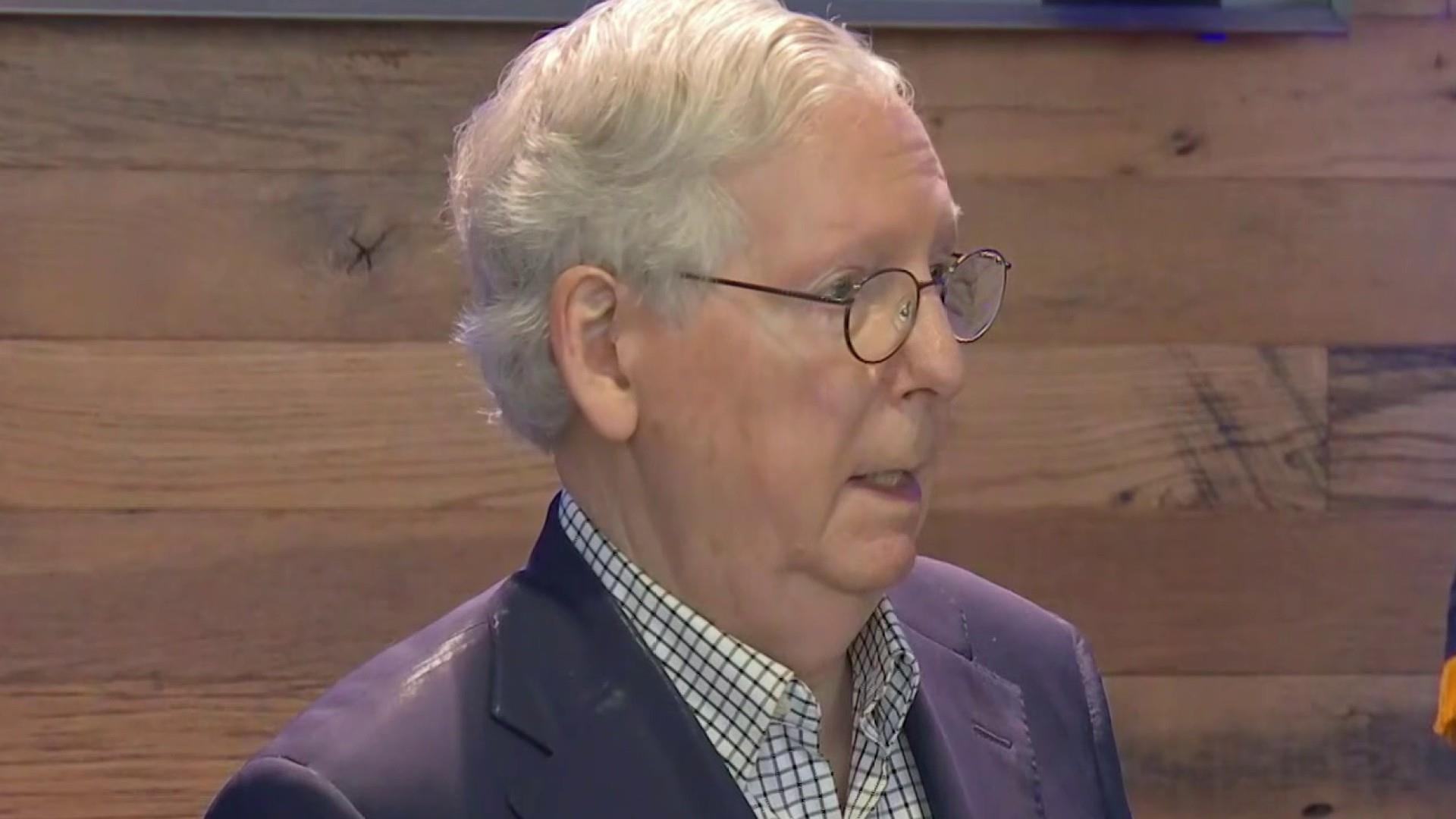 Sen. McConnell tells big business to 'stay out of politics'