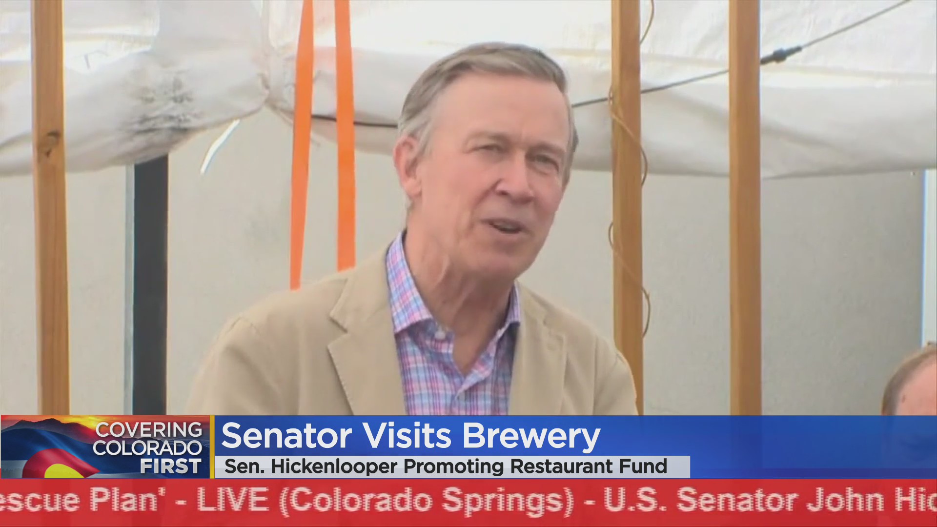 Sen. John Hickenlooper Visits Breweries On National Beer Day