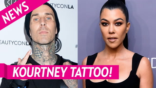 Whoa Travis Barker Got Kourtney S Name Tattooed On His Chest Video