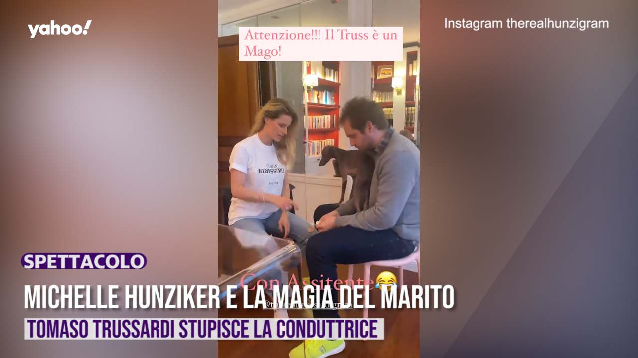 Michelle Hunziker E Il Trucco Di Magia Del Marito Tomaso Trussardi