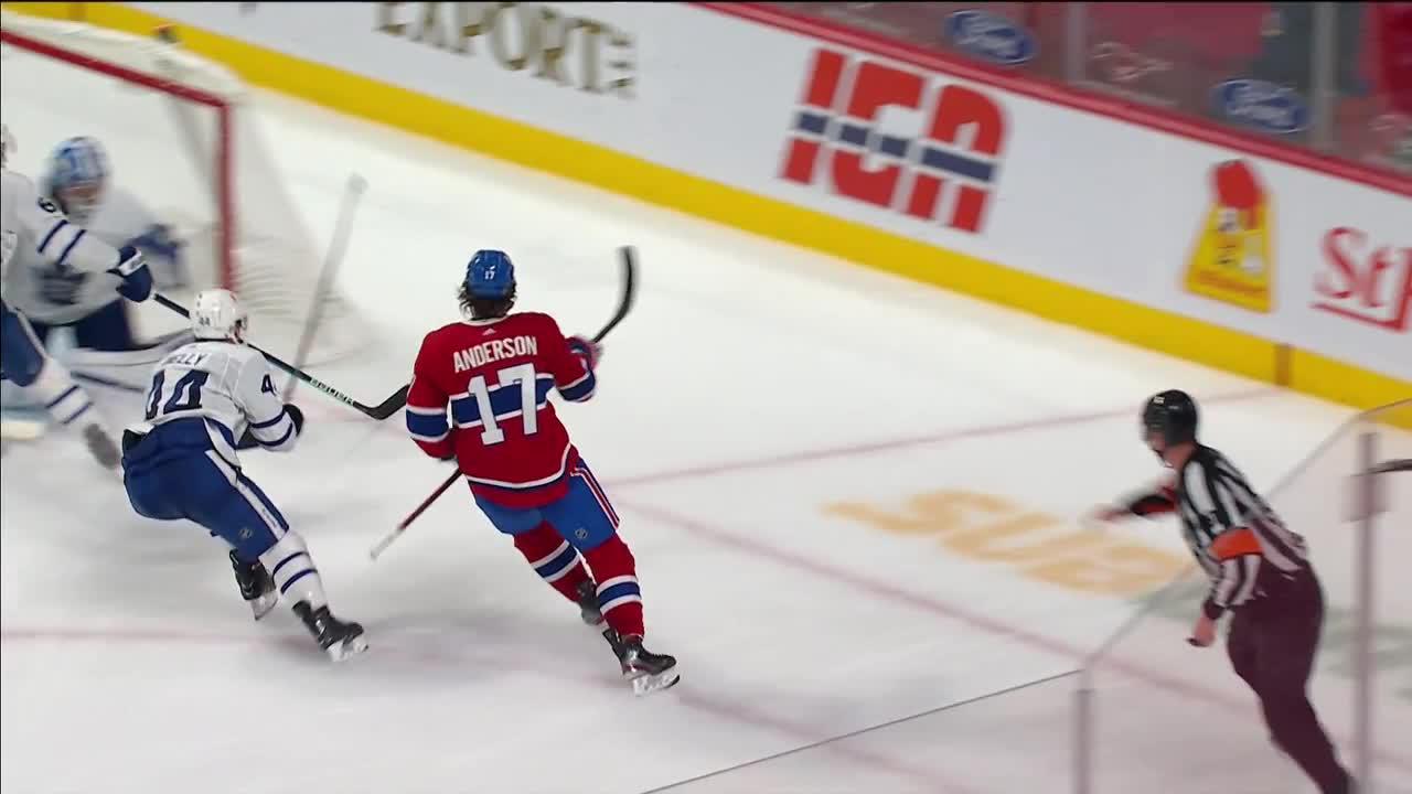 Josh Anderson with a Goal vs. Toronto Maple Leafs