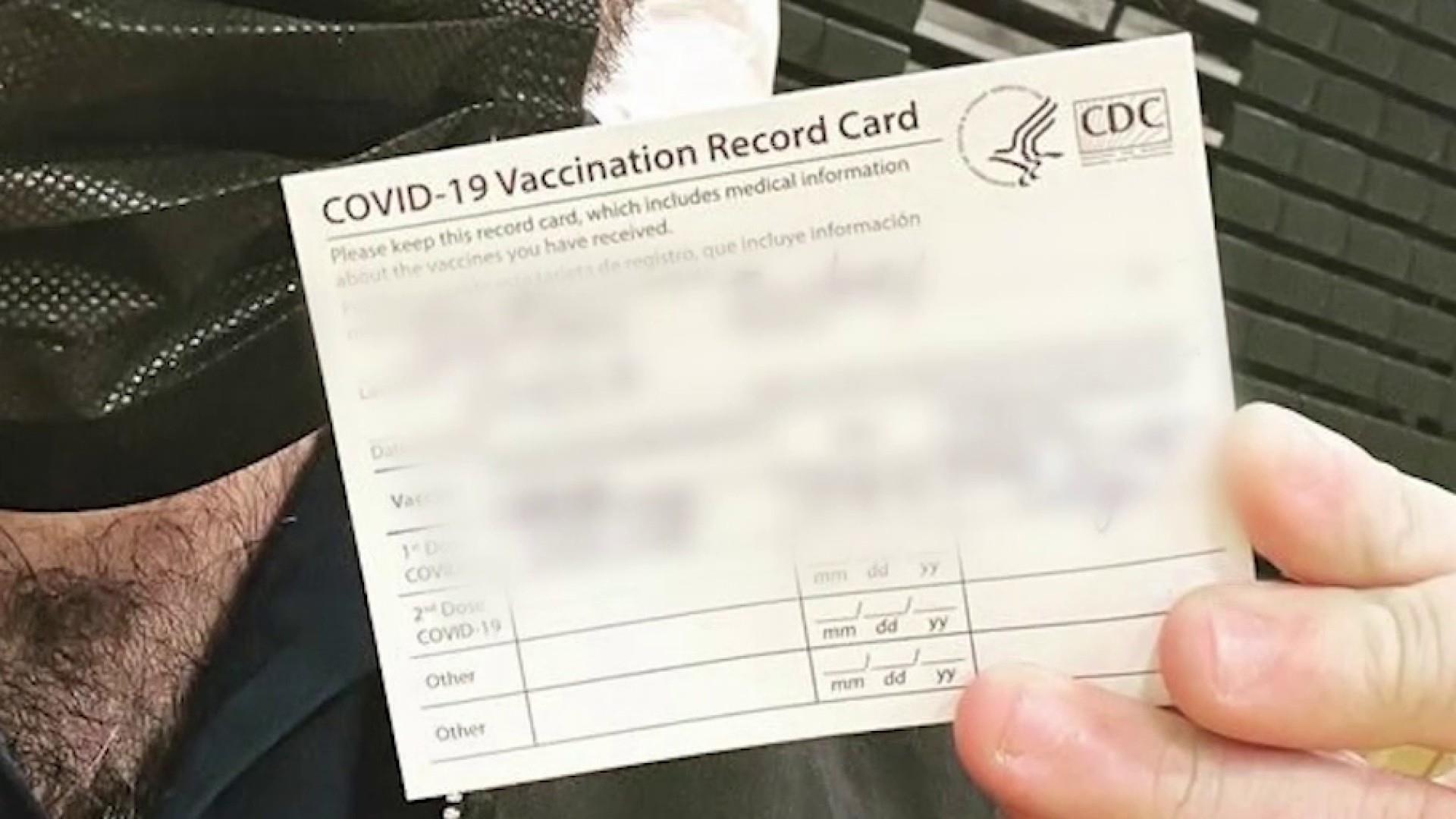 fake vaccine card