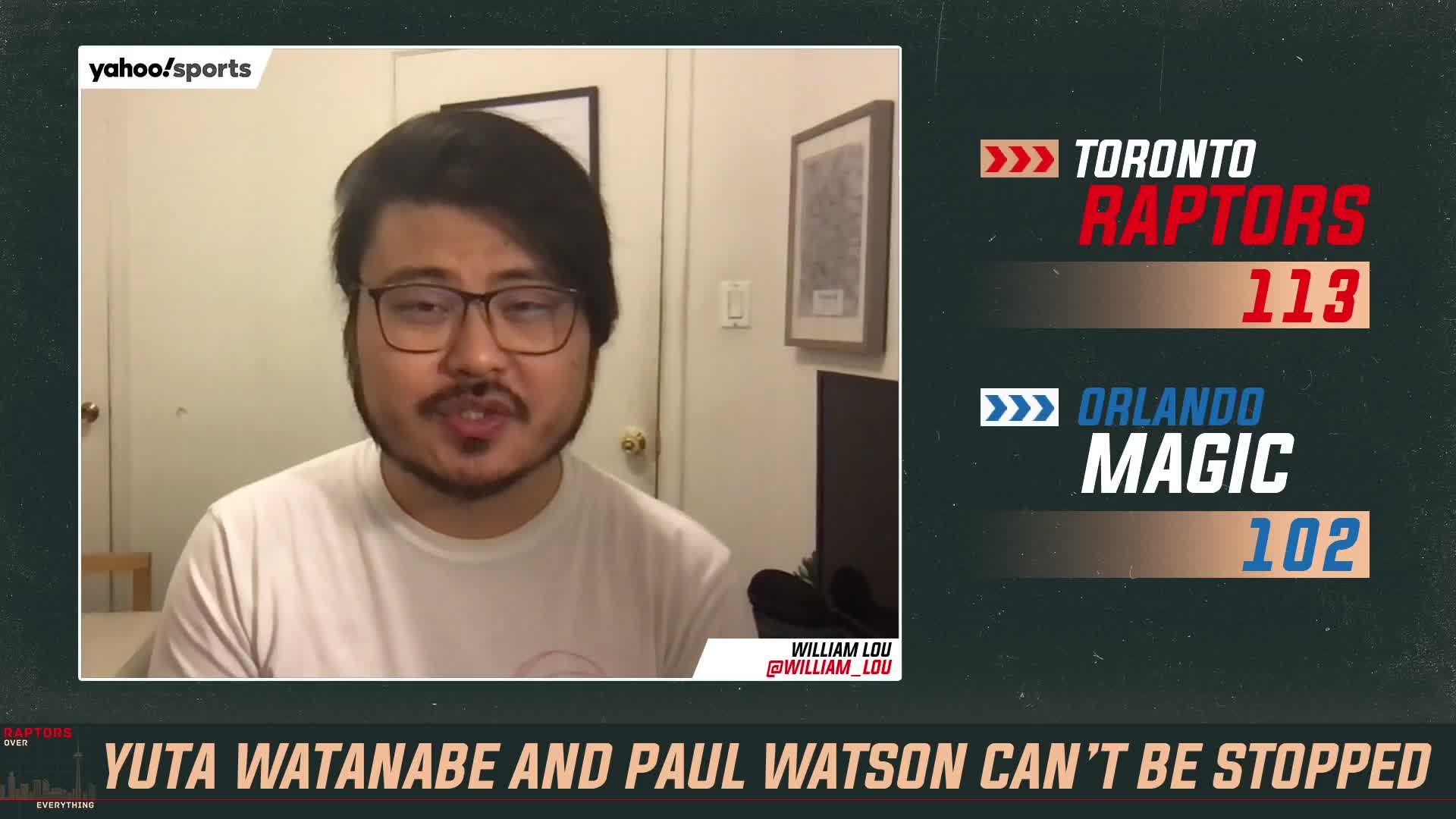 Raptors Reaction: Yuta Watanabe and Paul Watson cannot be ...