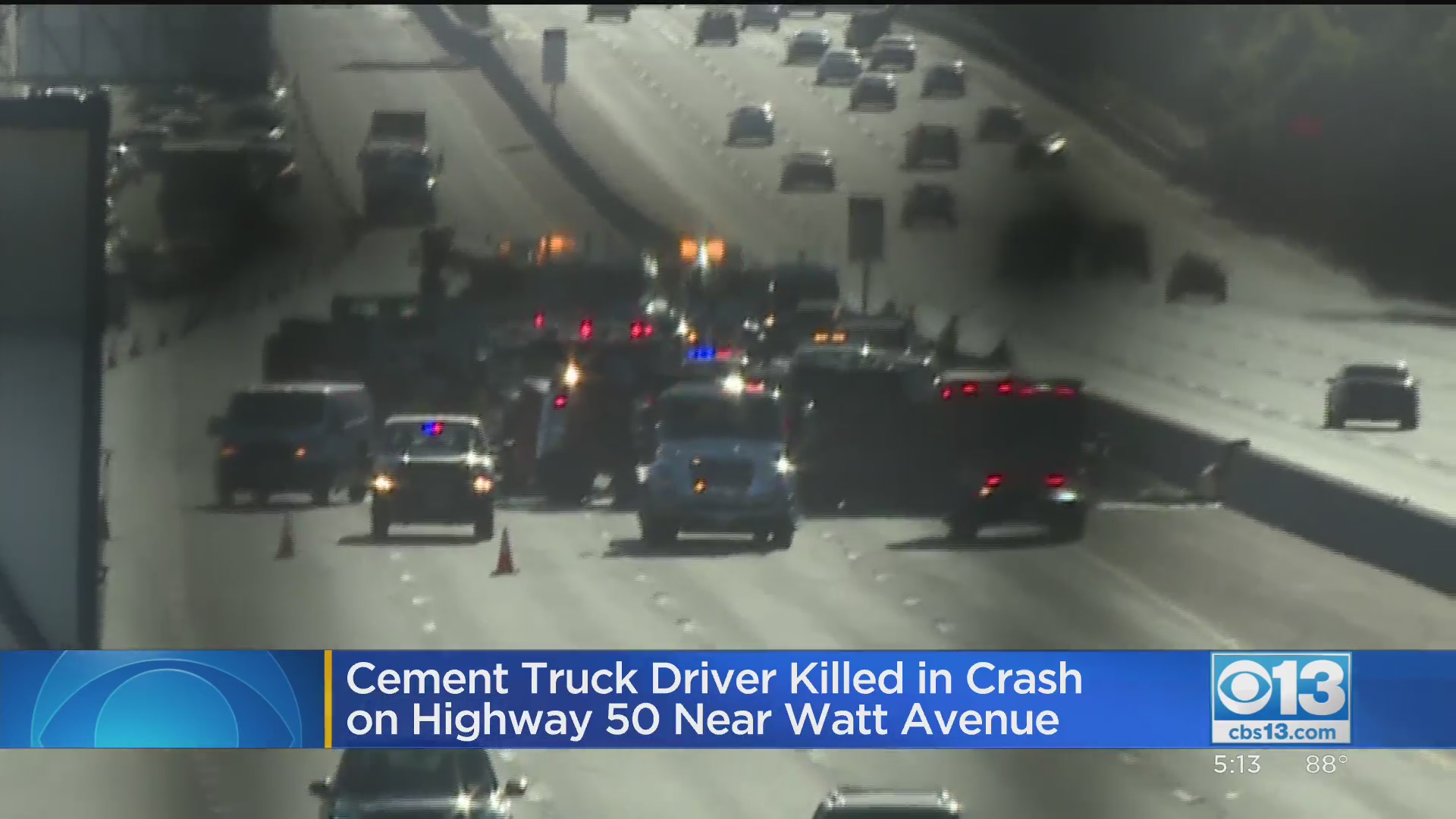 Cement Truck Driver Killed In Sacramento Crash