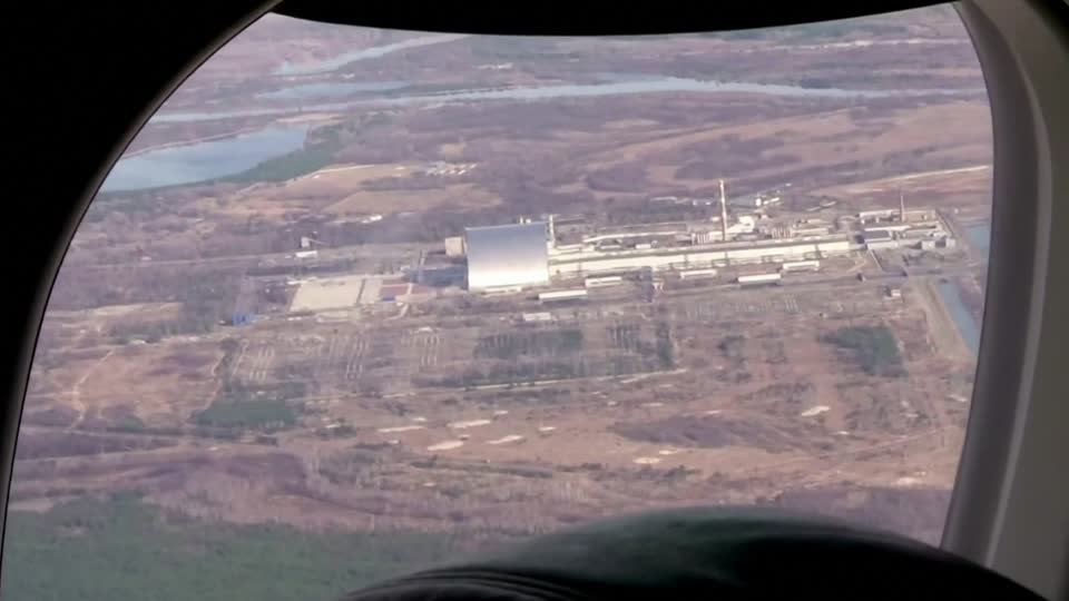 Tourists get bird's-eye view of Chernobyl