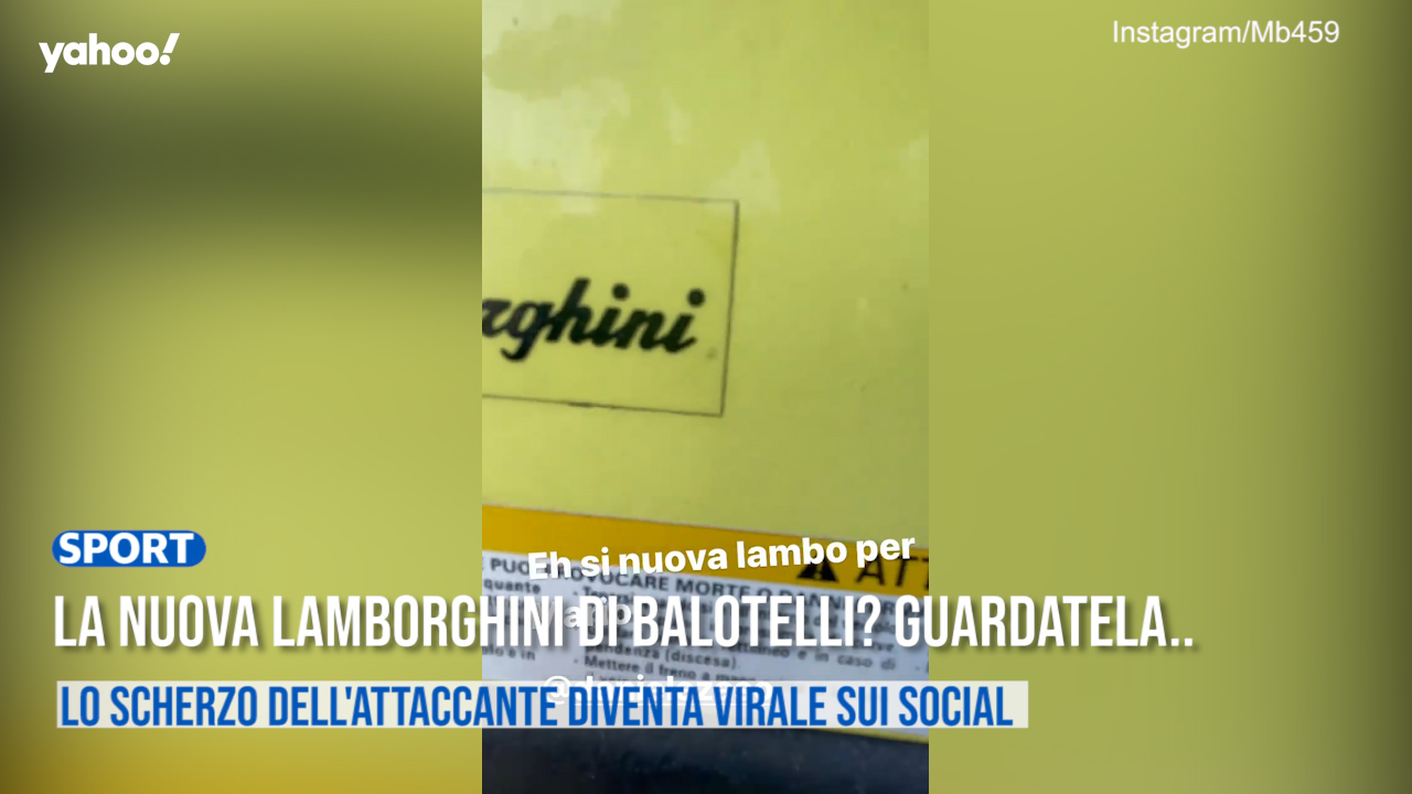 La nuova Lamborghini di Balotelli? Guardatela...