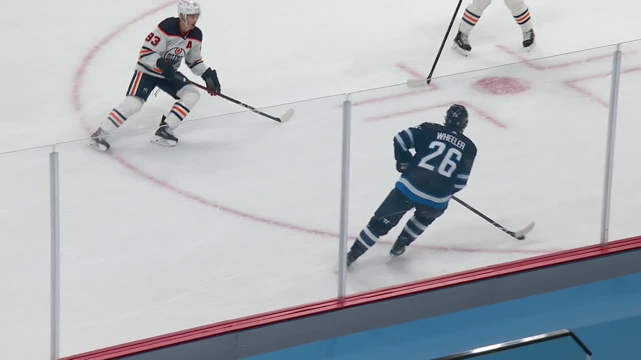 a Goal from Winnipeg Jets vs. Edmonton Oilers