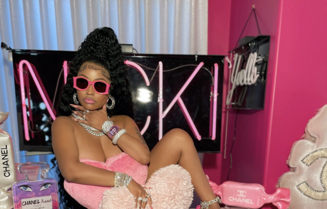 Nicki Minaj Wears Hot Pink Crocs With Chanel Charms