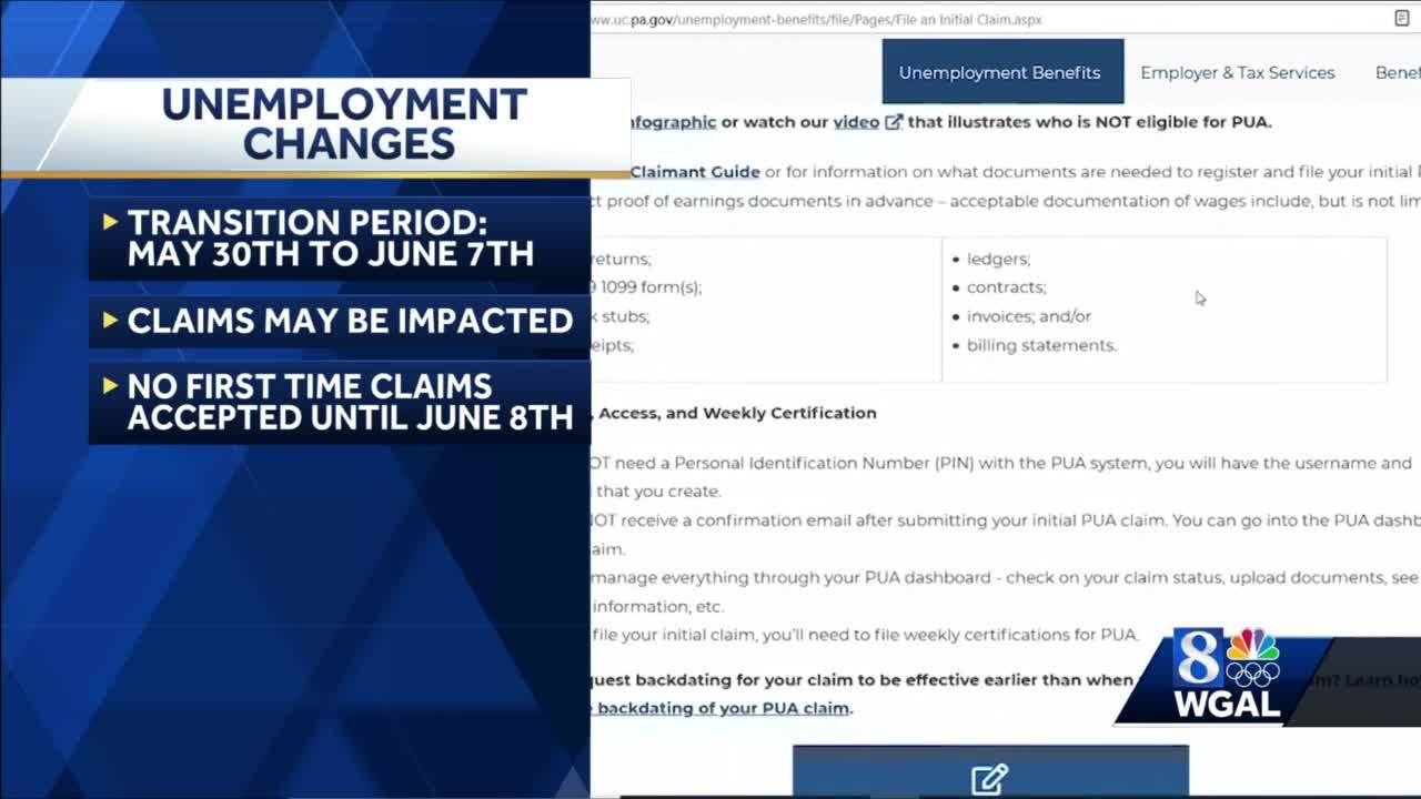 Transition to Pennsylvania's new unemployment compensation system will