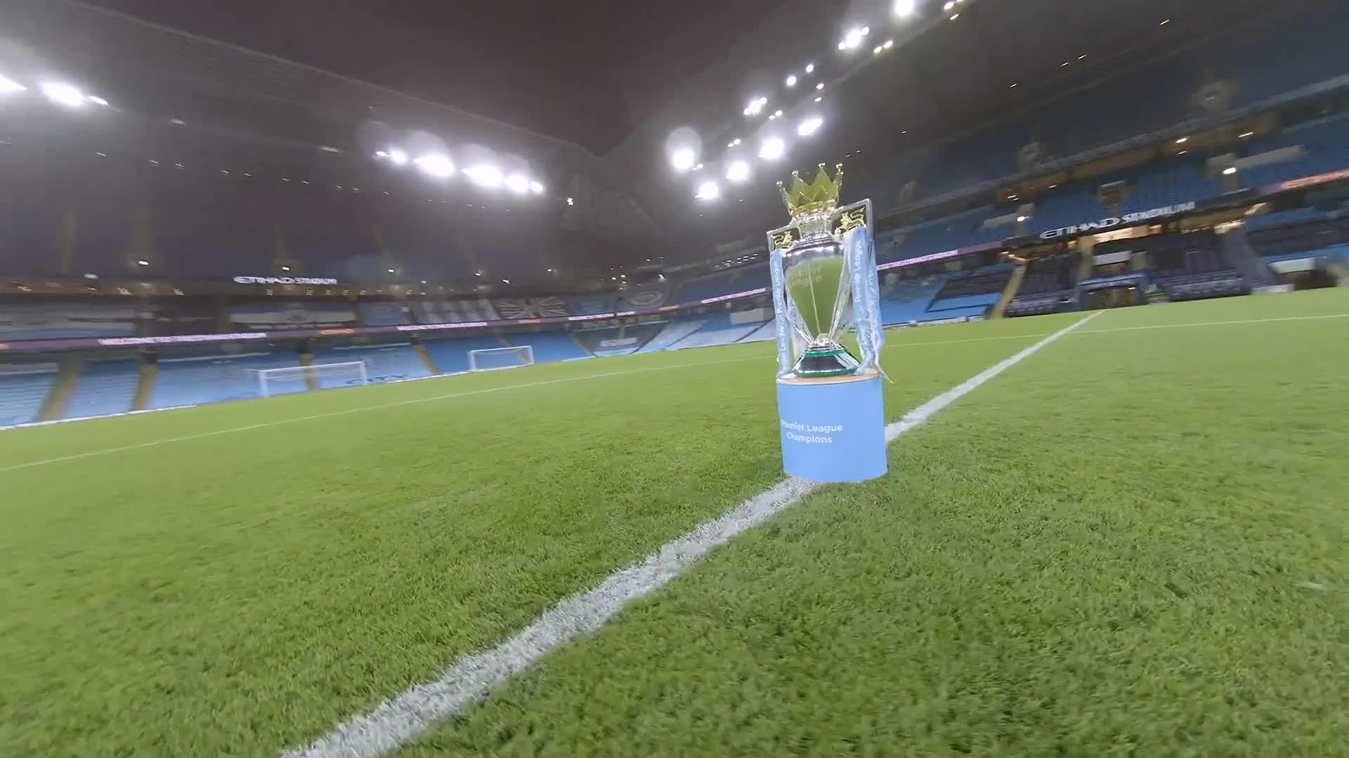 Manchester City release drone video to celebrate Premier ...