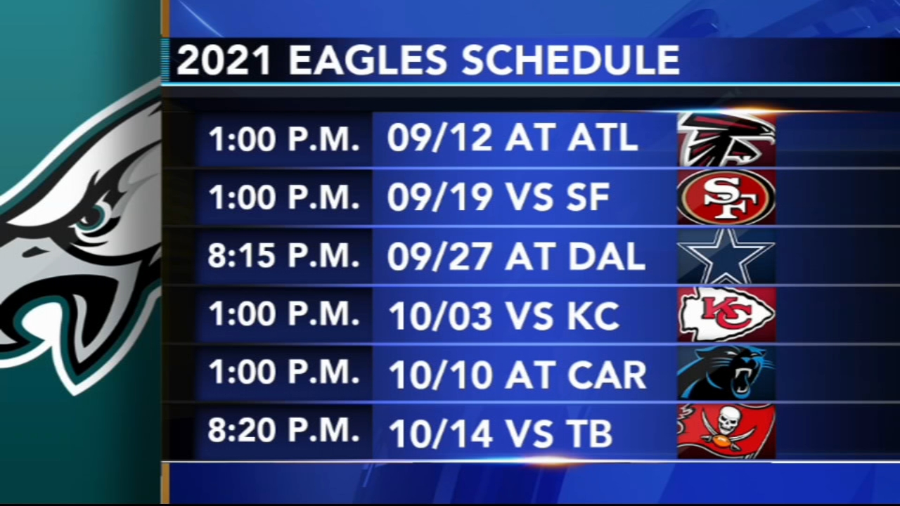 VIDEO: Philadelphia Eagles announce 2021 schedule