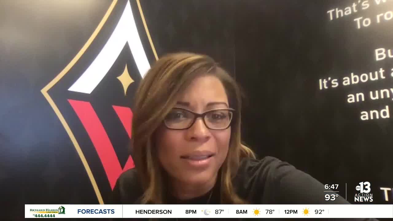 Las Vegas Aces new president breaks down barriers