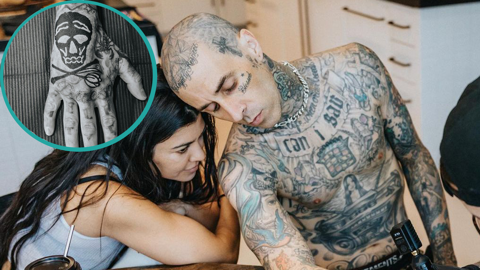 Travis Barker new tattoo may honor Kourtney Kardashian and 2008 plane crash