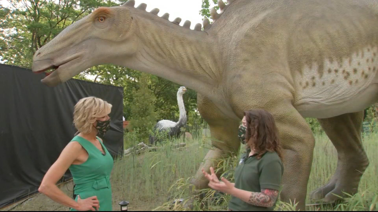 Philadelphia Zoo's new dinosaur exhibit takes you back in time