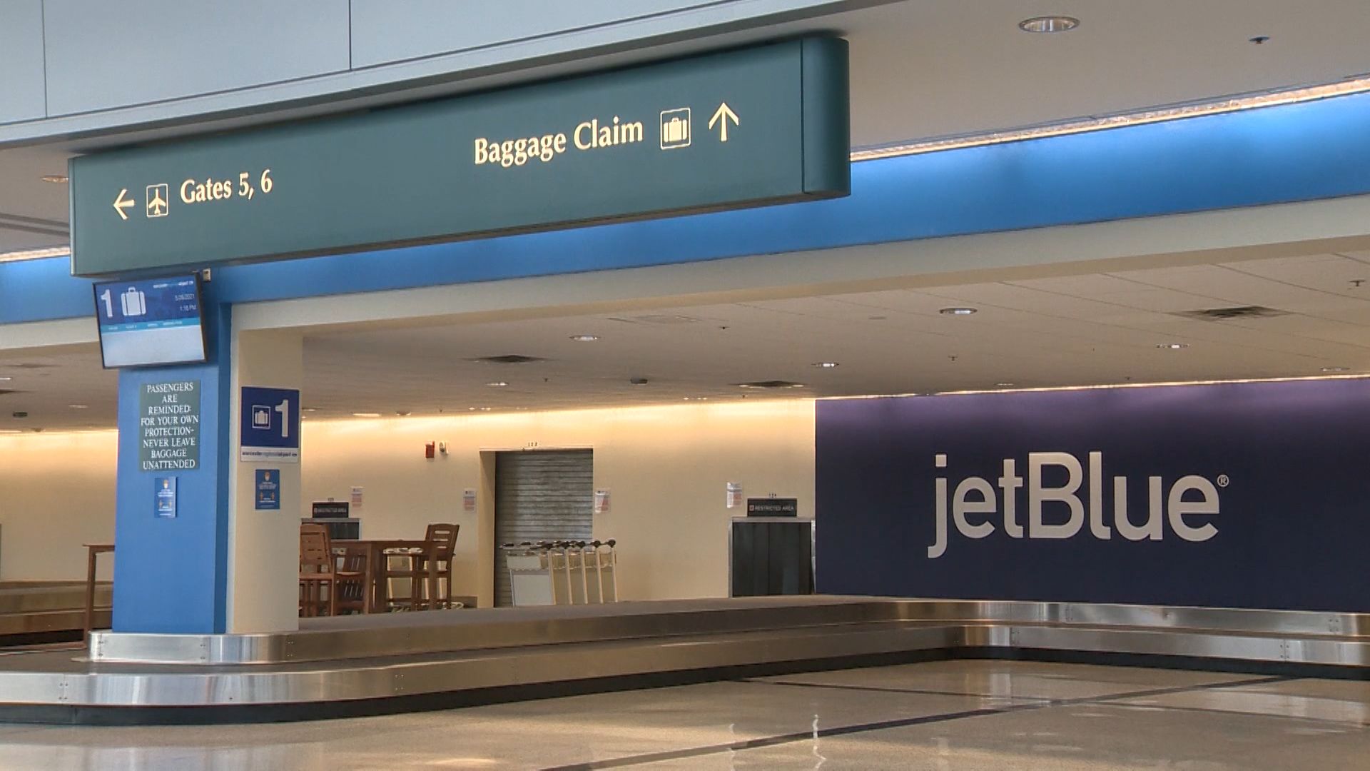 JetBlue first commercial airline to resume service at Worcester