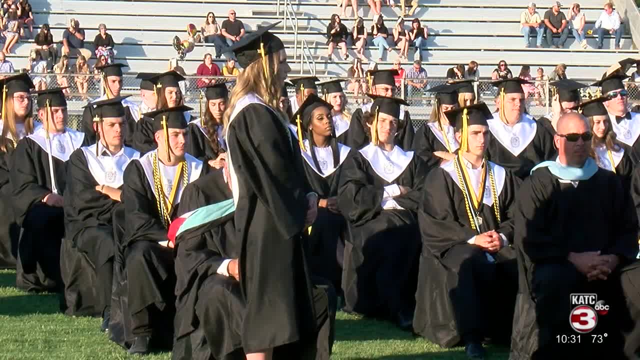 Church Point High School seniors receive diplomas