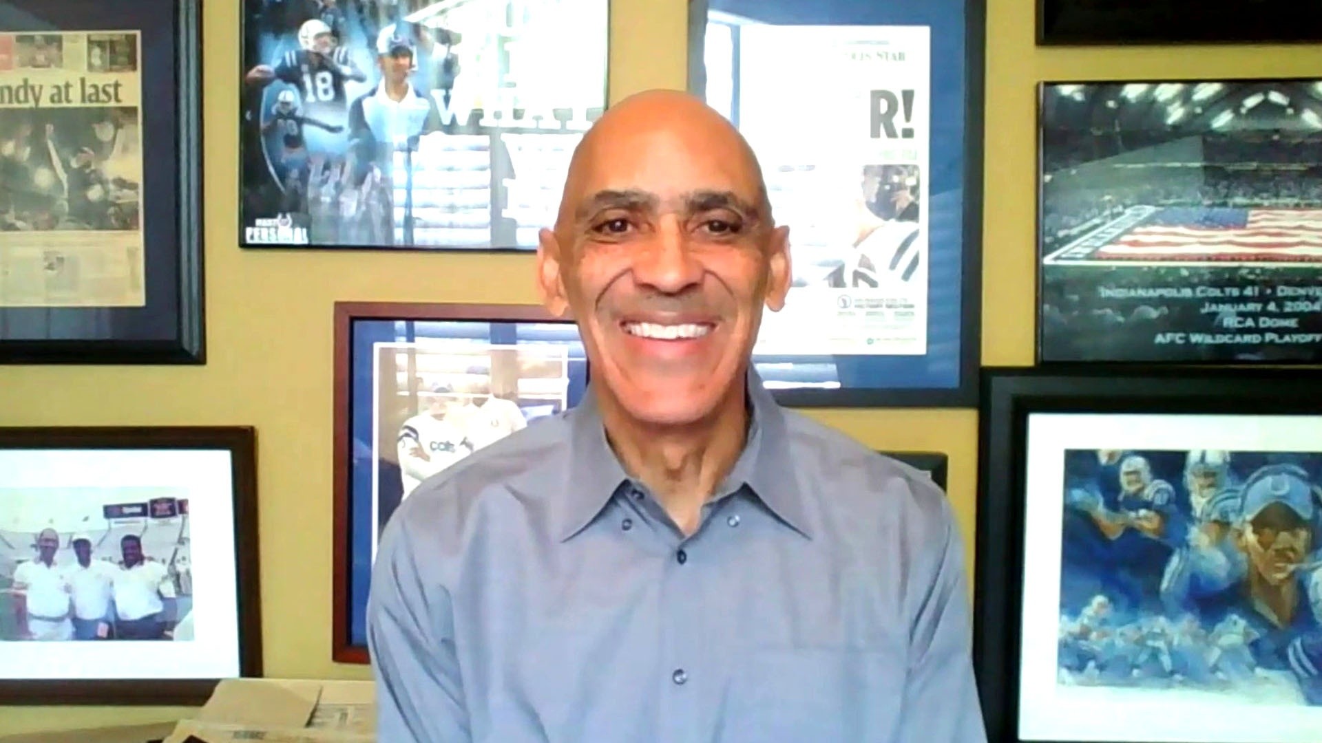 Tony Dungy trades football for family, social work - The San Diego  Union-Tribune