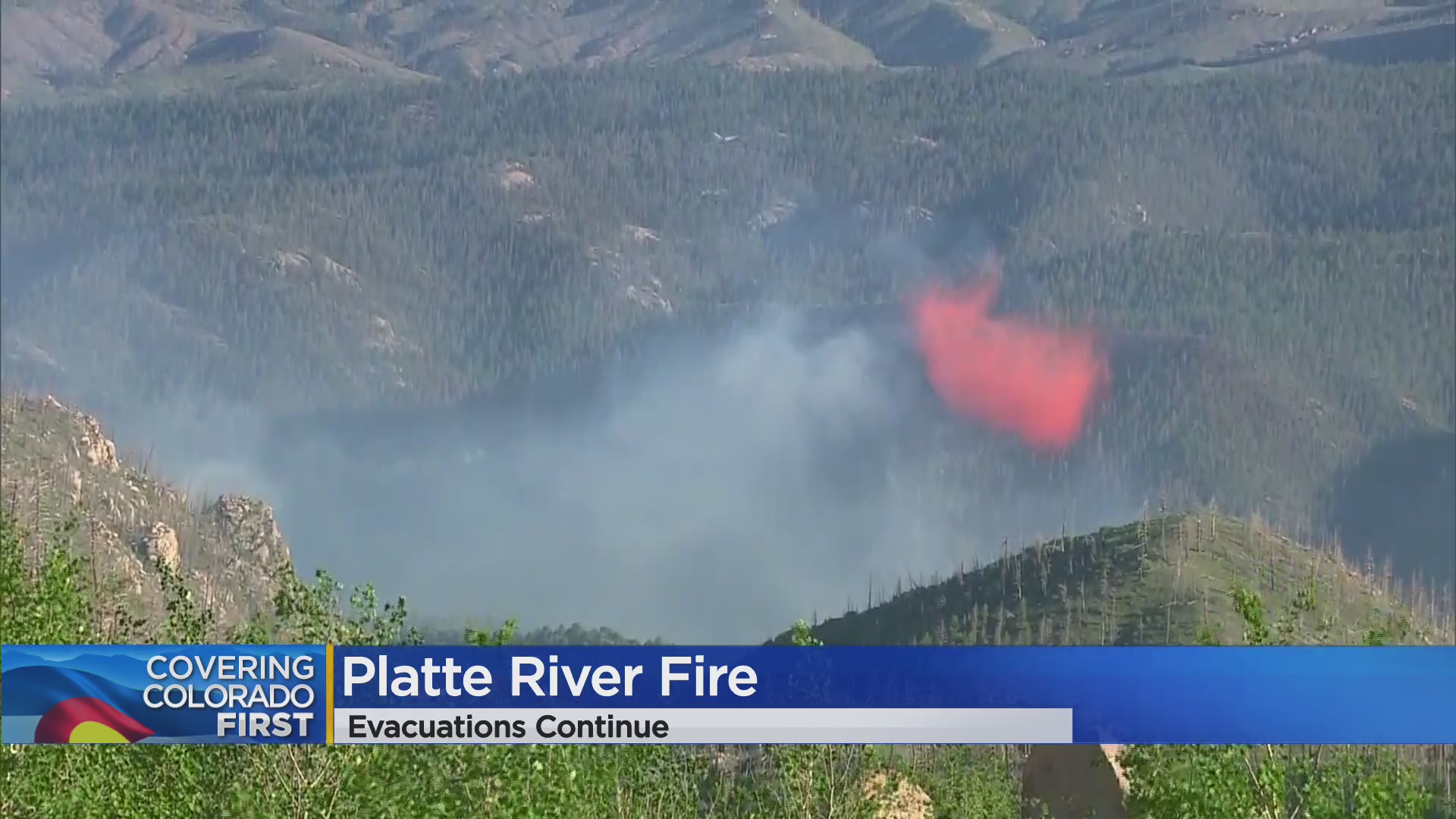 Platte River Fire Evacuations Remain As 30 Acre Jefferson County Wildfire Burns Near Structures