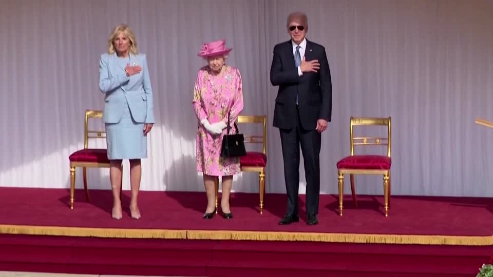 Biden meets Queen Elizabeth at Windsor Castle