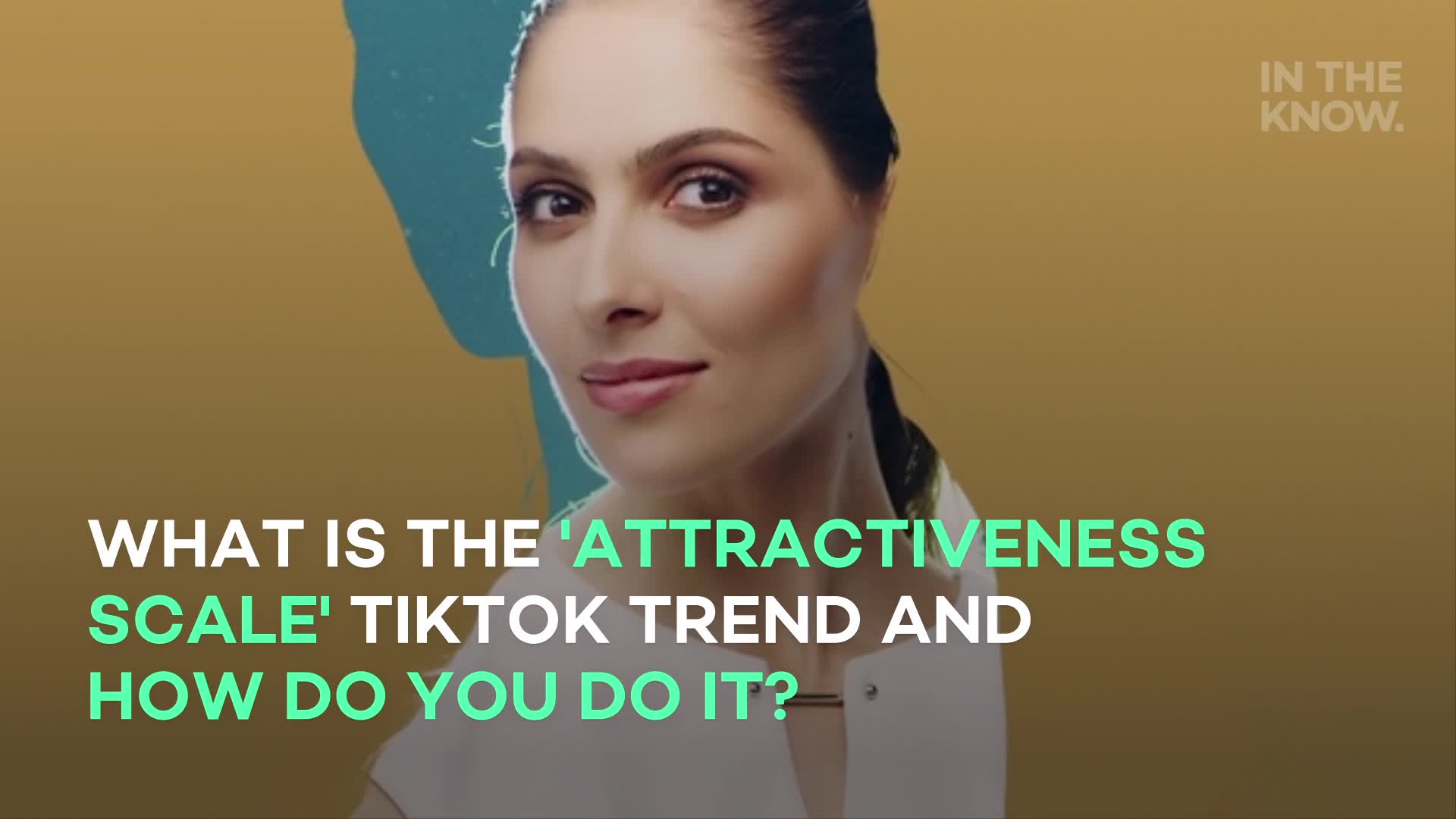 What is the 'attractiveness scale' TikTok trend and how do you do it?