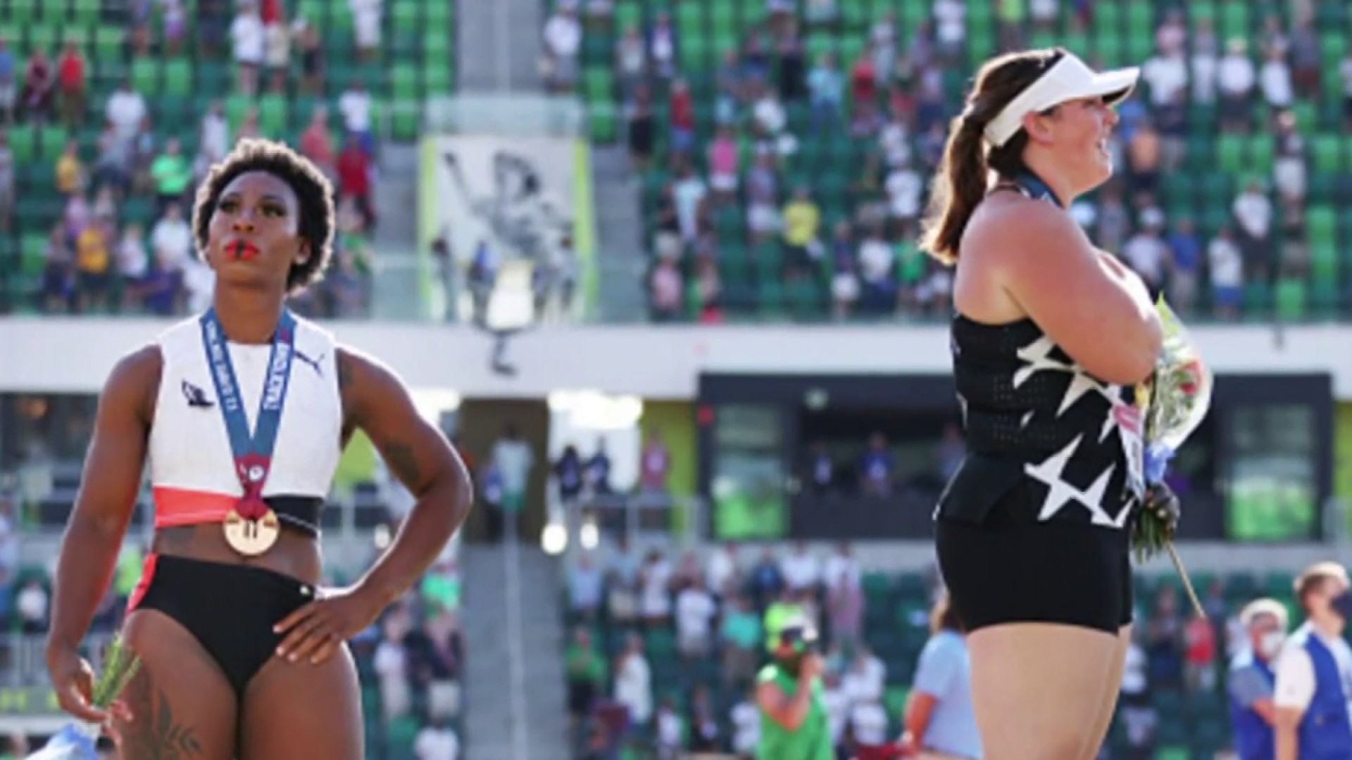 Hammer thrower Gwen Berry faces backlash from conservatives after