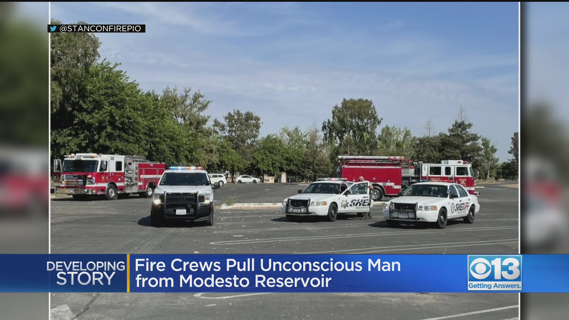 Unconscious Man Pulled From Modesto Reservoir