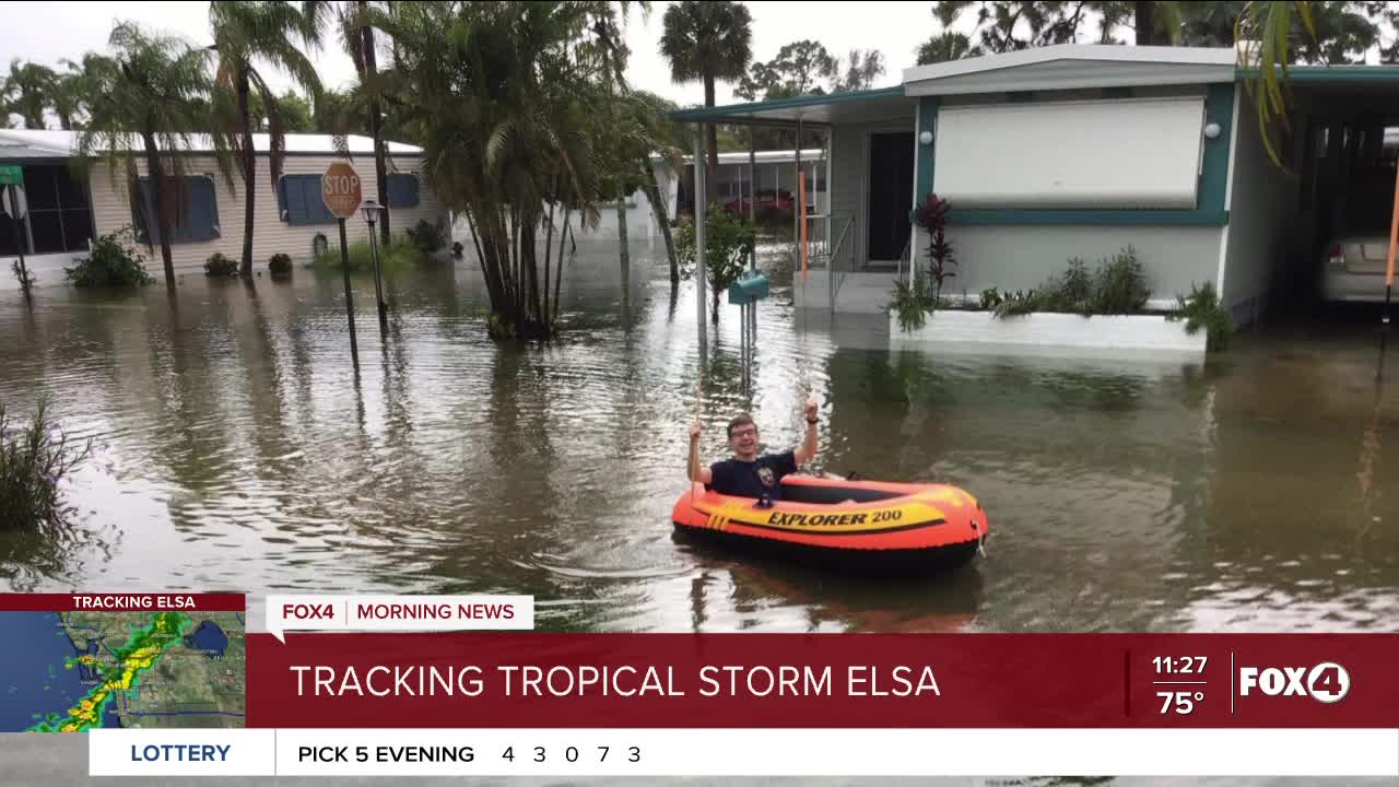 Some in Fort Myers made the best of the flooding after Tropical Storm Elsa