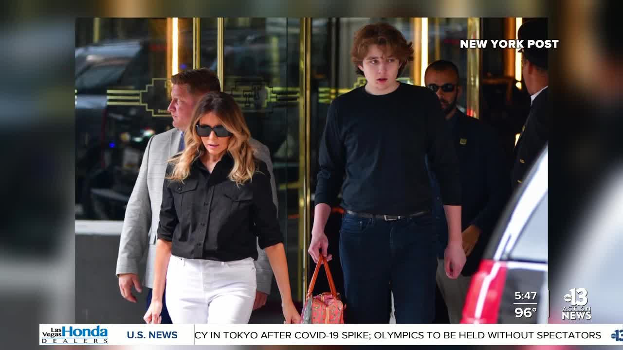 Photo of Barron Trump trending