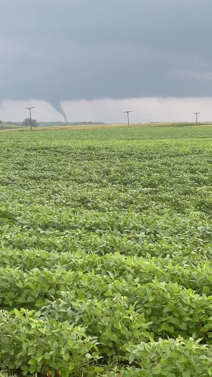 US National Weather Service Chicago Illinois - This tiny funnel cloud is  from eastern DeKalb County as of 7:15 pm. Brief funnels have been reported  elsewhere in the area too, and not