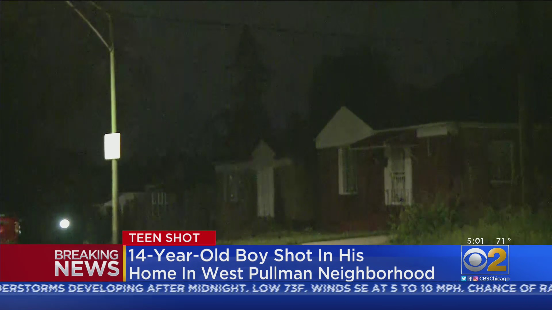 14 Year Old Shot In His Home In West Pullman