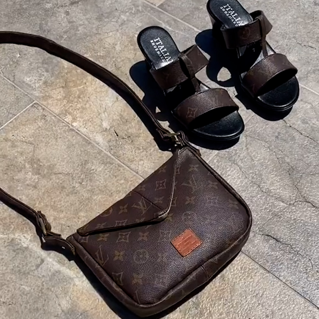 Louis Vuitton Luxury Repurposed Wristlet Strap