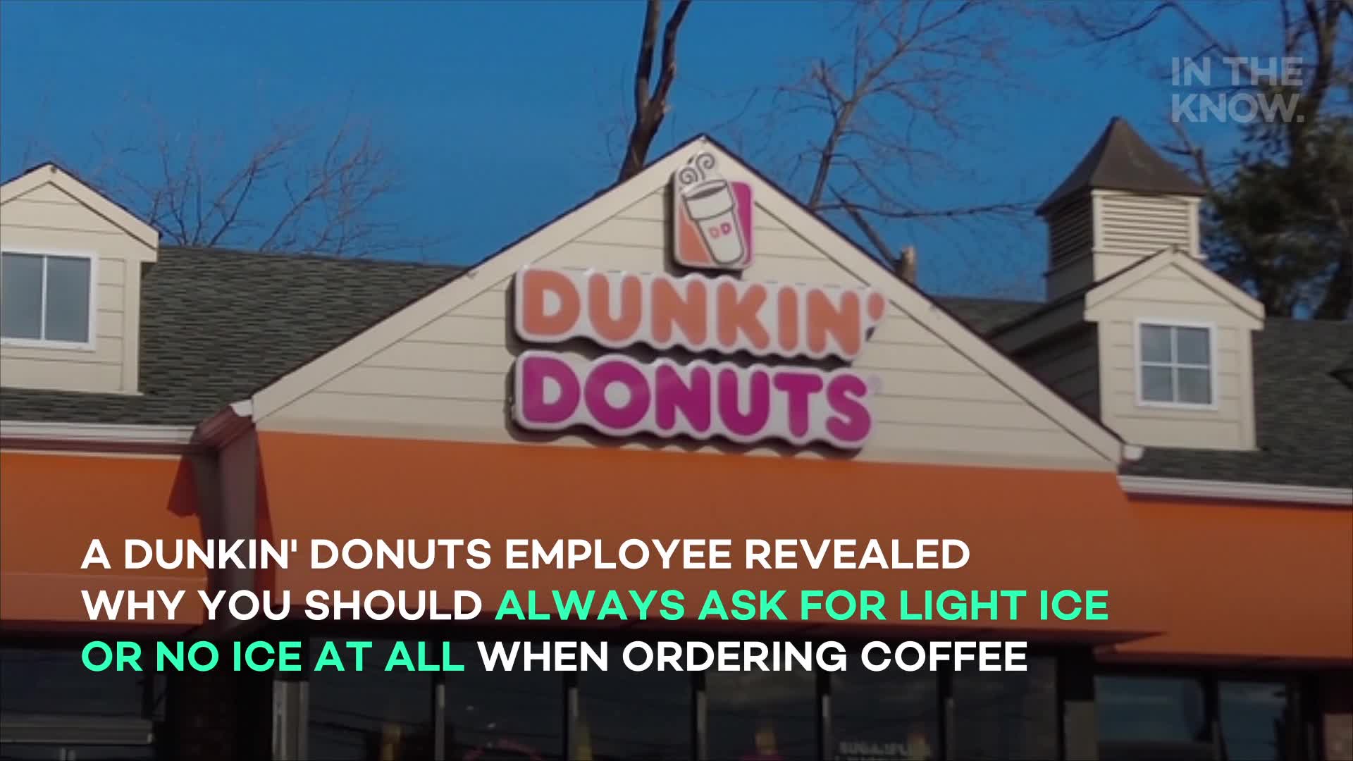 Dunkin' Worker Reveals How Much Iced Coffee Comes in a Large Cup