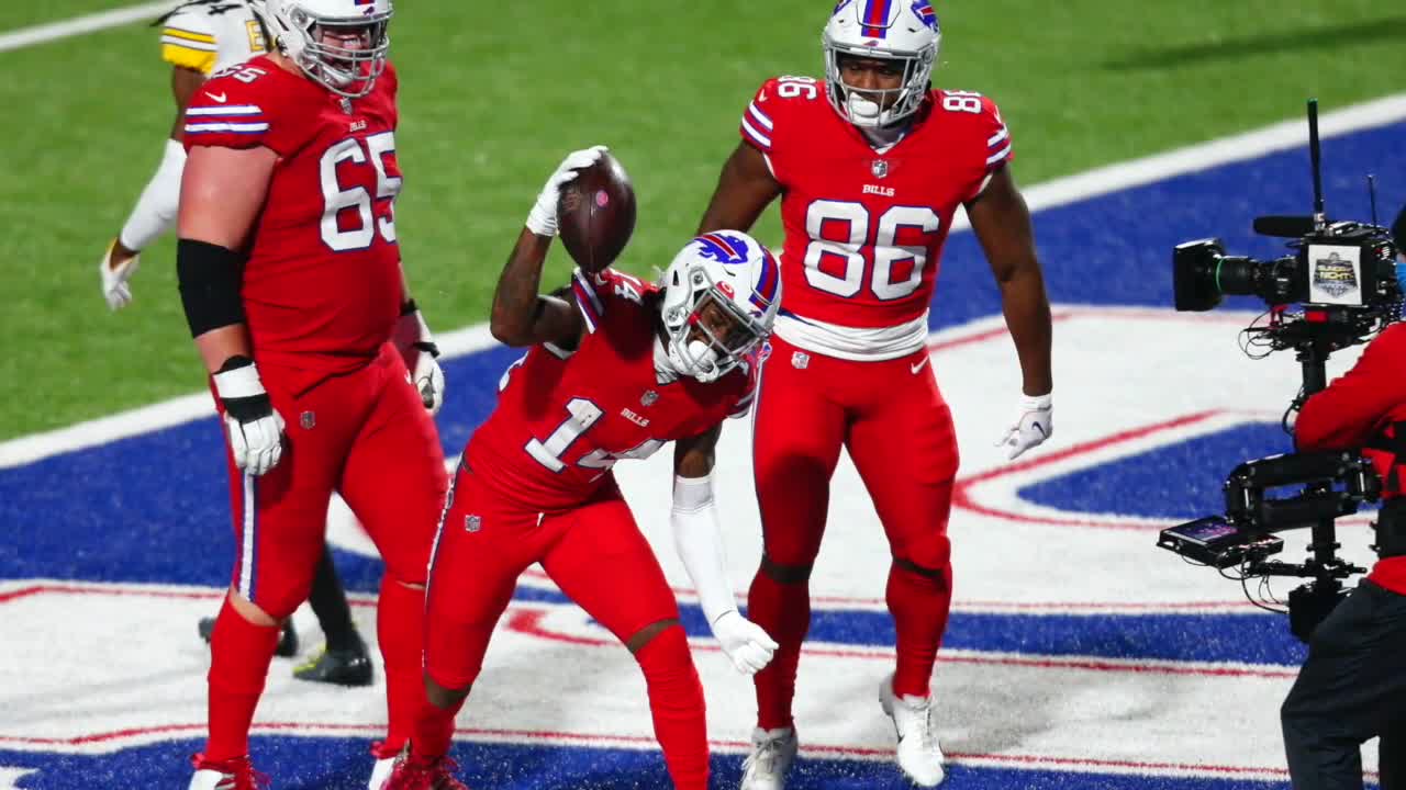 bills all red uniforms