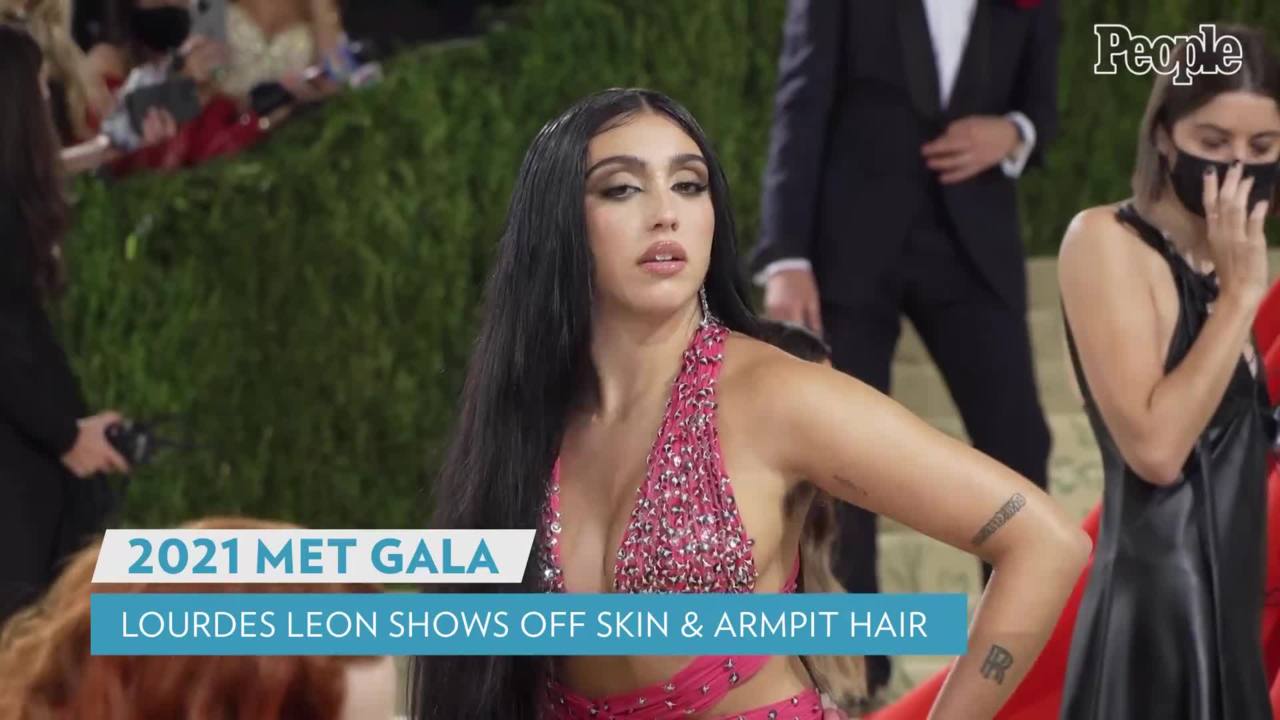 Madonna's Daughter Lourdes Leon Shows Skin at 2021 Met Gala Debut