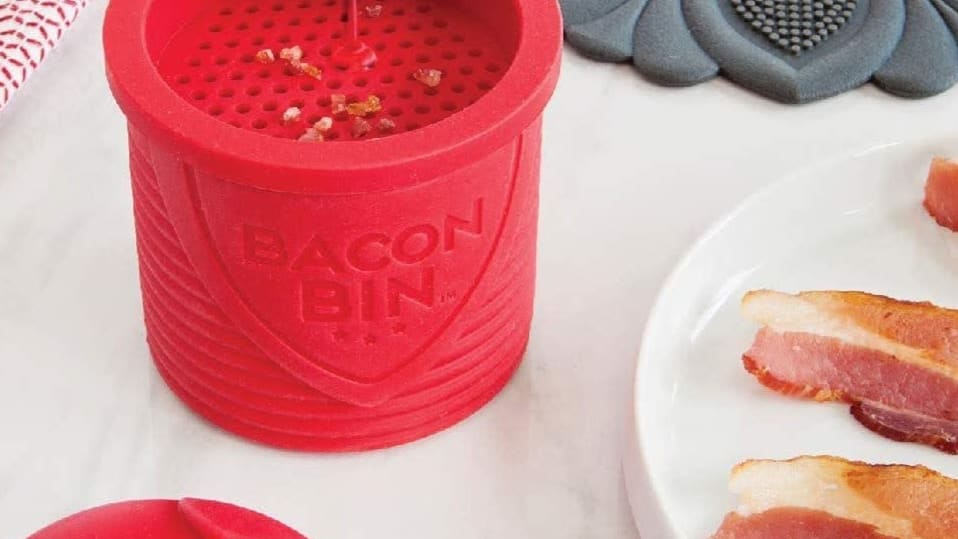 The Bacon Bin is perfect for storing bacon grease