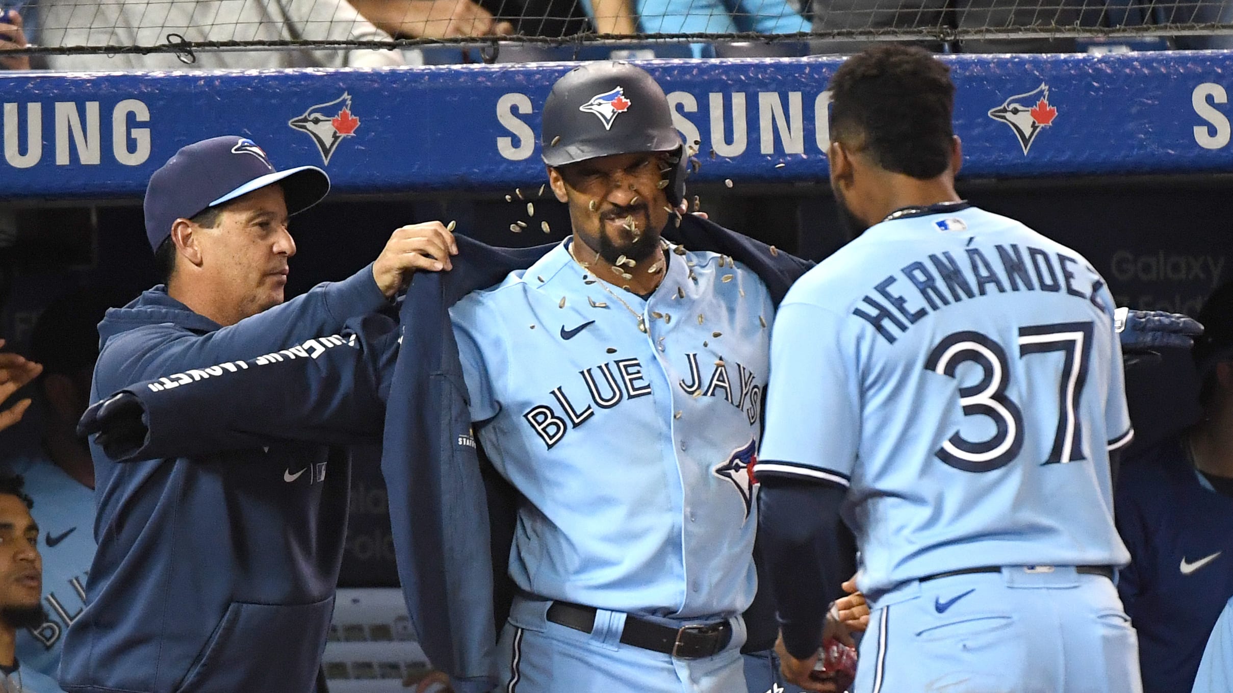 This is WHY the BLUE JAYS RED JERSEYS are CURSED!!, BLUE JAYS FANS  REACT